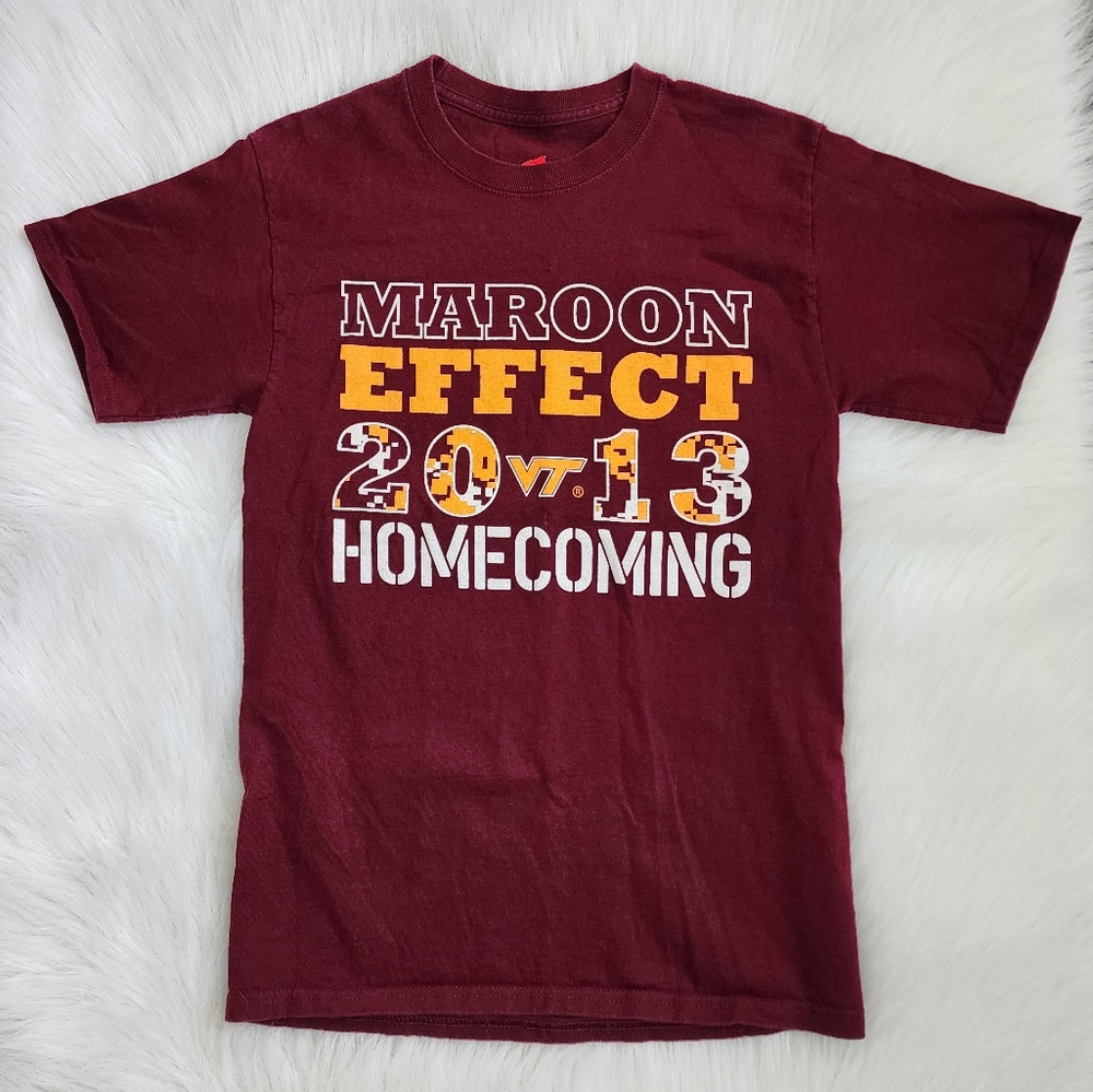 Maroon Effect 2013 Homecoming Virginia Tech Hokies Fan T-Shirt